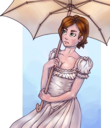 Lady umbrella by n-pigeon - 16:31, 26 Aug 2009