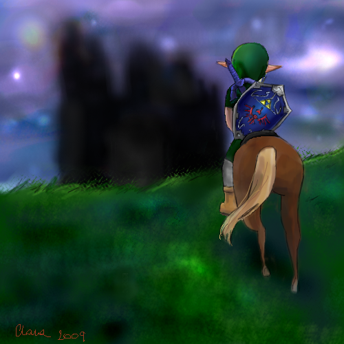 Hyrule field... and Link by Clara - 22:08, 12 Sep 2009