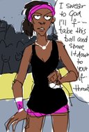 serena williams rage by javvie