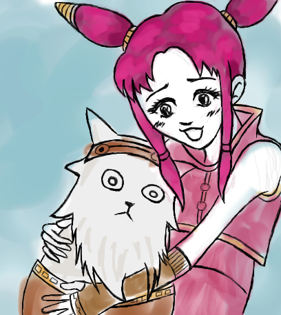 Dwarvenka&KatTheCat by princessneko - 22:36,  9 Oct 2009