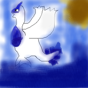 Lugia by Jagna - 10:46, 23 Oct 2009