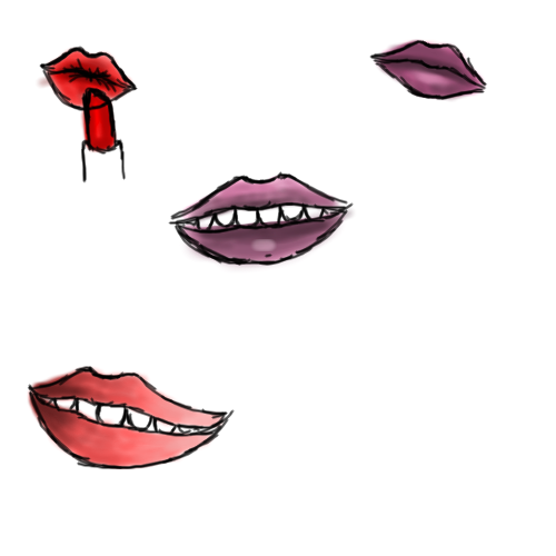 Lips practice by Juuzje - 21:54, 23 Oct 2009