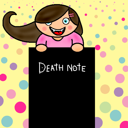 Linda with Death Note by lindusia - 13:19, 19 Nov 2009