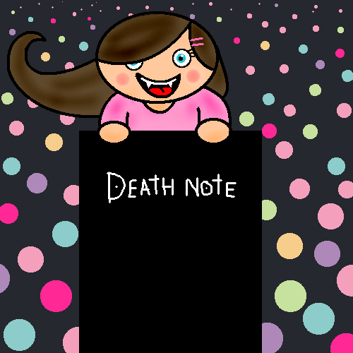 Linda with Death Note by lindusia - 13:19, 19 Nov 2009