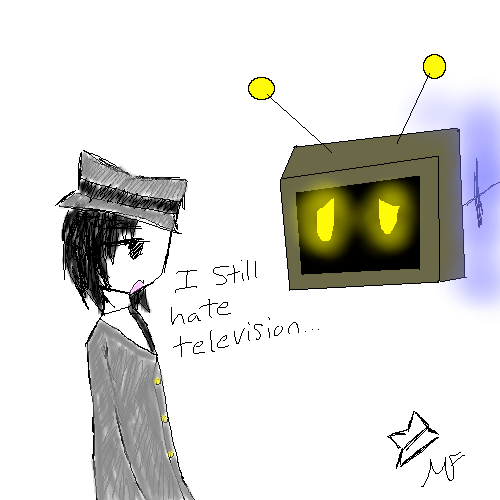 Trilby Dislike Television by KulockDarkness - 04:44, 11 Jan 2010