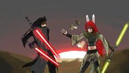 cat 'n bunny jedi knights by gantzer