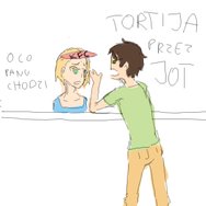 ajte is not cool with torilla by LoskaChan