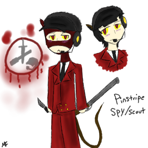 Pinstripe Spy/Scout by KulockDarkness - 22:36,  1 Oct 2010