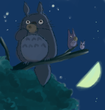 Totoro & friends by kiefers24 - 19:54, 20 Dec 2010