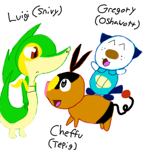 Unova Starters by KulockDarkness - 23:24, 15 Mar 2011