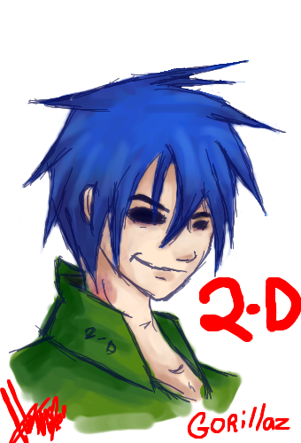 2D Gorillaz by Artistic-Doll - 03:00,  6 Apr 2011