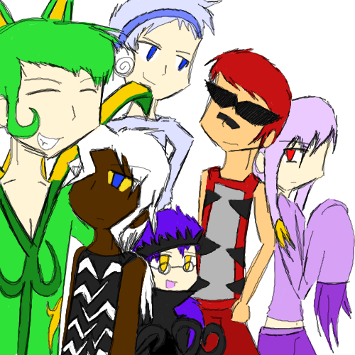 Pokemon Humans Team by KulockDarkness - 03:06,  7 Apr 2011