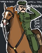 Józef Piłsudski na Kasztance by Arshana