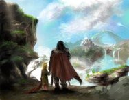 van Hydeltölsen and Ykka in the Cloud Land by Utopya