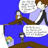 His Legs are Slender by KulockDarkness