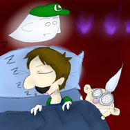 Luigi Sleeping by KulockDarkness