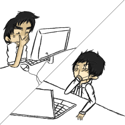 Dojima and Adachi on Twitter by KulockDarkness - 23:21,  6 Sep 2011