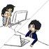 Dojima and Adachi on Twitter by KulockDarkness