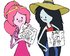 Marceline and Bubblegum by curly-qs