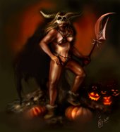 Pumpkin warrior by Utopya