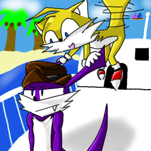 Fang and Tails on the Cruise by KulockDarkness - 19:56, 22 Mar 2012