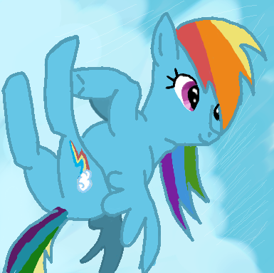 Rainbow Dashy by blackelmo - 04:01,  4 Jun 2012