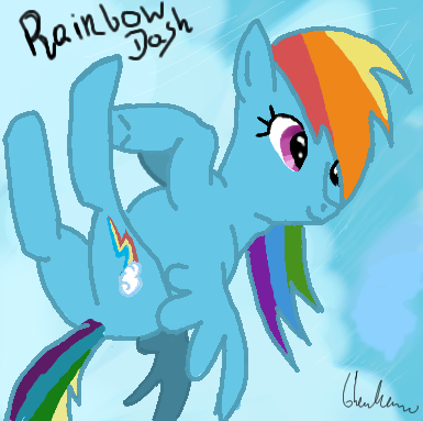 Rainbow Dashy by blackelmo - 04:01,  4 Jun 2012