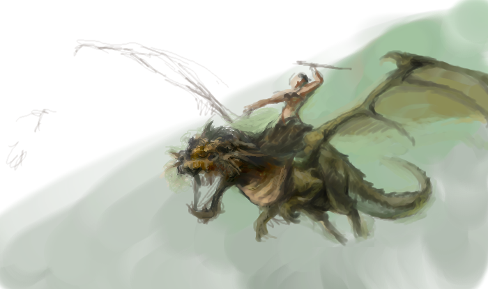 Dragon rider by Utopya - 21:32, 25 Jun 2012