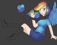 Rainbow Dash by lazure77