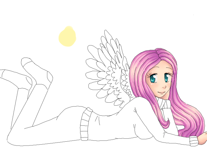 Fluttershy by lazure77 - 22:40, 14 Aug 2012