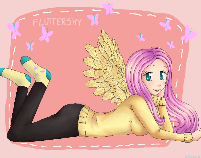 Fluttershy by lazure77 - 22:40, 14 Aug 2012