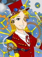 Steampunk poet by Jasmine