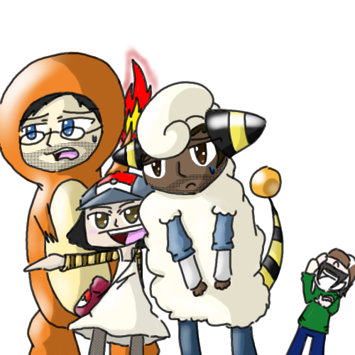 The Walking Dead Pokemon (Late Birthday Pic) by KulockDarkness - 05:14, 24 Sep 2012