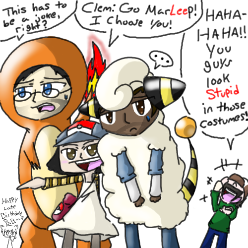 The Walking Dead Pokemon (Late Birthday Pic) by KulockDarkness - 05:14, 24 Sep 2012