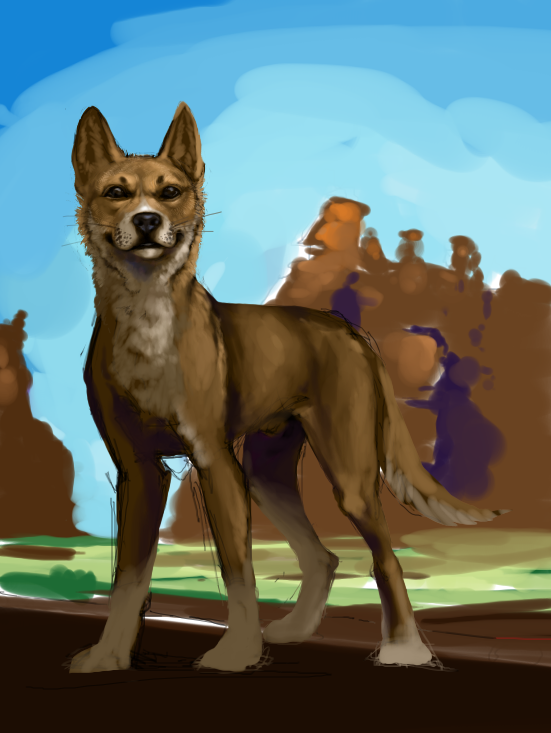 super hepi dingo by Furreh - 13:49, 18 Oct 2013