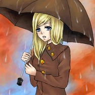 In the rain by Hika-chan