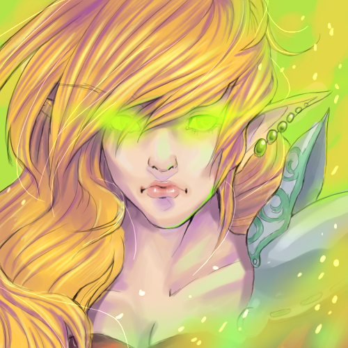 Blood elf by Frelka - 20:21, 25 Dec 2013