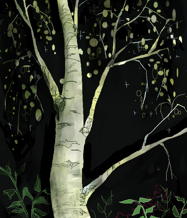 Birch in the sunset by metalmiku - 19:25,  9 Oct 2015