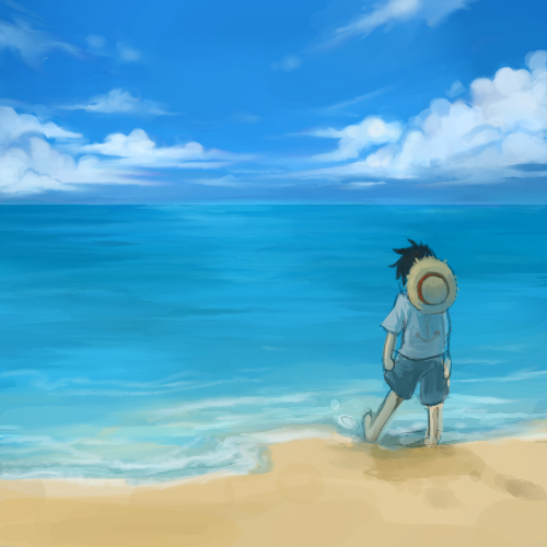 smoll luff and the sea by -Blacku- - 04:20,  9 Dec 2015